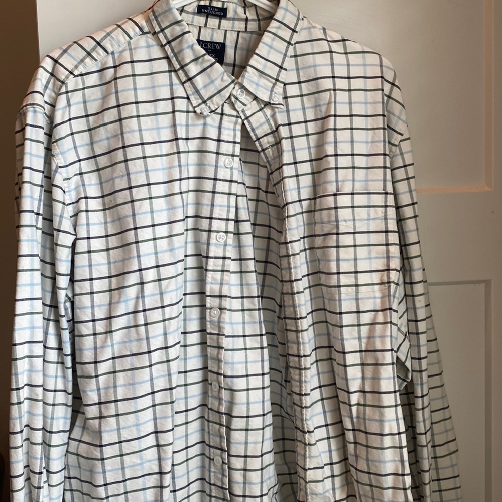 JCrew Plaid Button Down